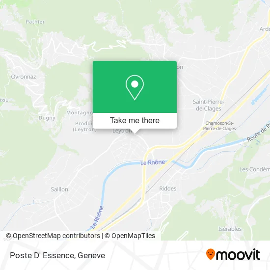 Poste D' Essence map