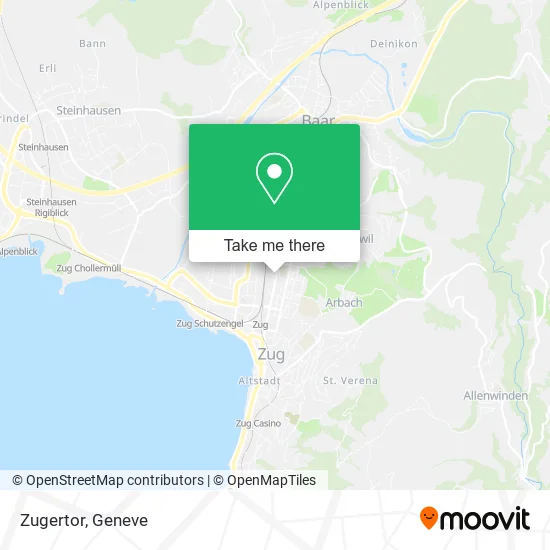 Zugertor map