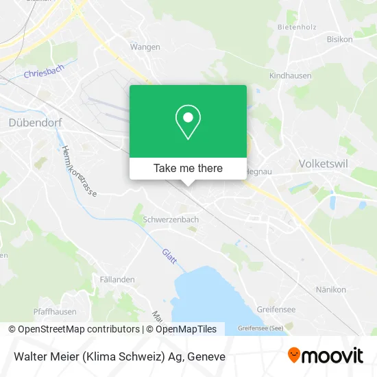 Walter Meier (Klima Schweiz) Ag map