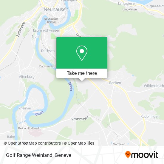 Golf Range Weinland map