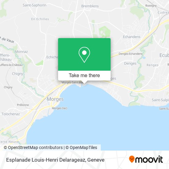 Esplanade Louis-Henri Delarageaz map