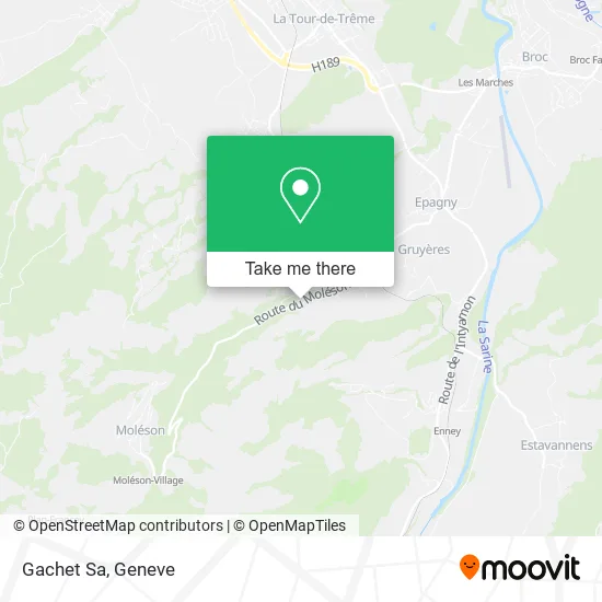 Gachet Sa map