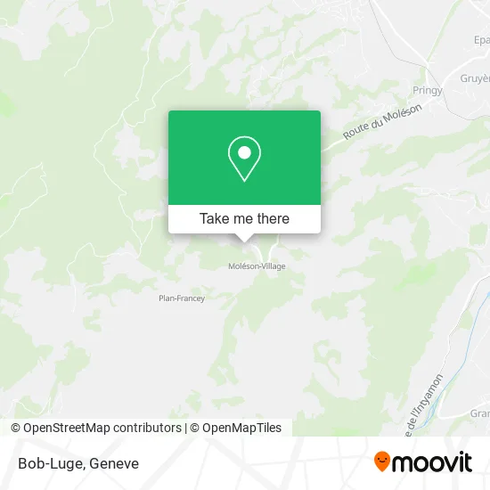 Bob-Luge map