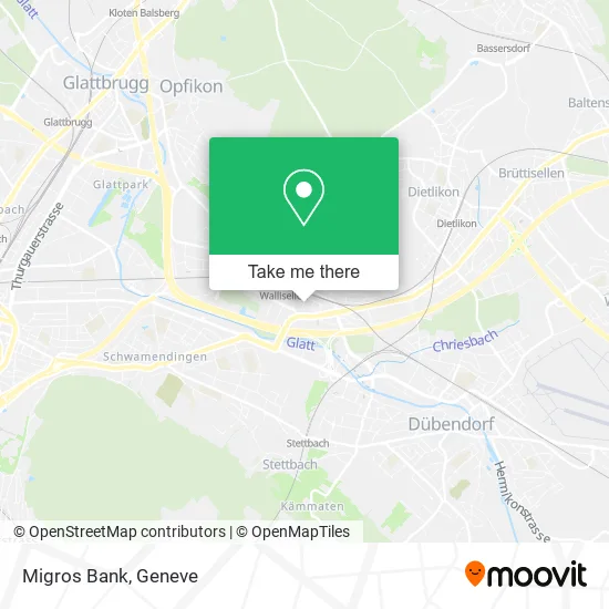 Migros Bank map