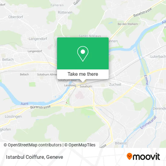 Istanbul Coiffure map