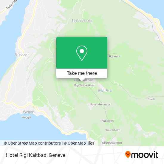 Hotel Rigi Kaltbad map