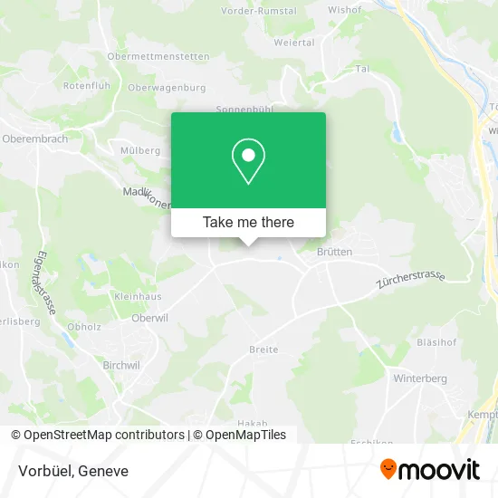 Vorbüel map