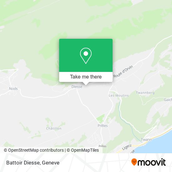 Battoir Diesse map