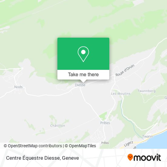 Centre Équestre Diesse map