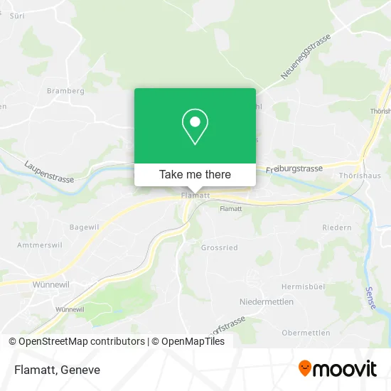 Flamatt map
