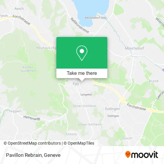 Pavillon Rebrain map