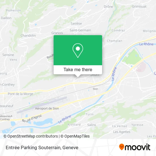 Entrée Parking Souterrain map