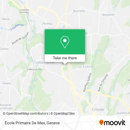 École Primaire De Mex map