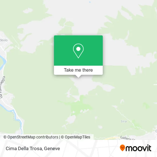 Cima Della Trosa map