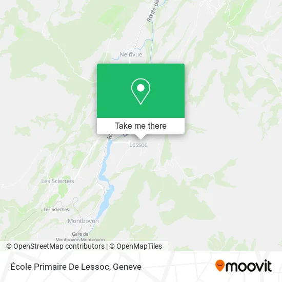 École Primaire De Lessoc map