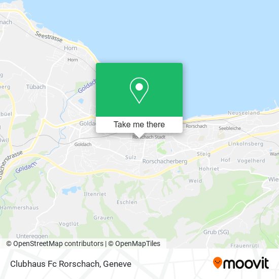 Clubhaus Fc Rorschach map