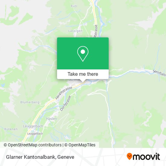 Glarner Kantonalbank map
