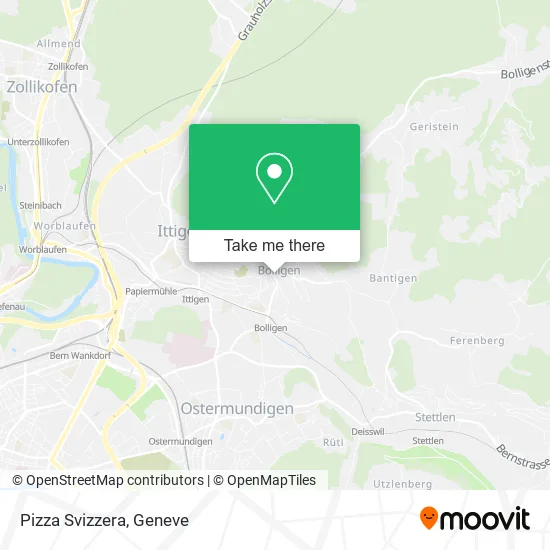 Pizza Svizzera map