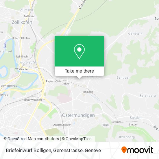 Briefeinwurf Bolligen, Gerenstrasse map