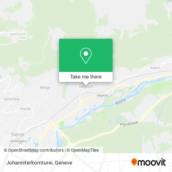 Johanniterkomturei map