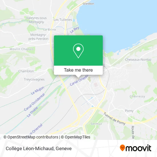 Collège Léon-Michaud map