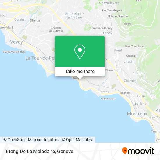 Étang De La Maladaire map