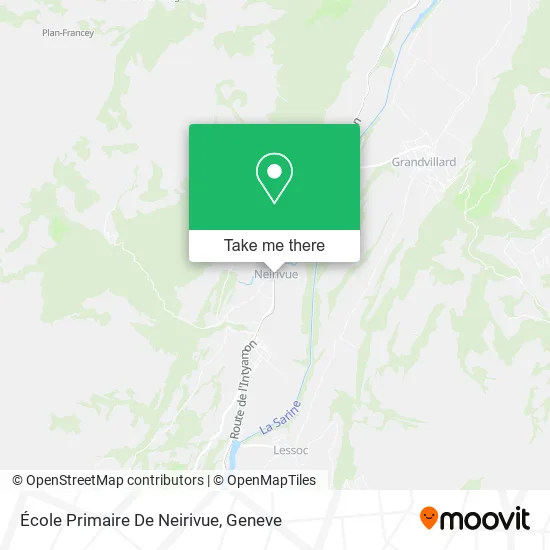 École Primaire De Neirivue map