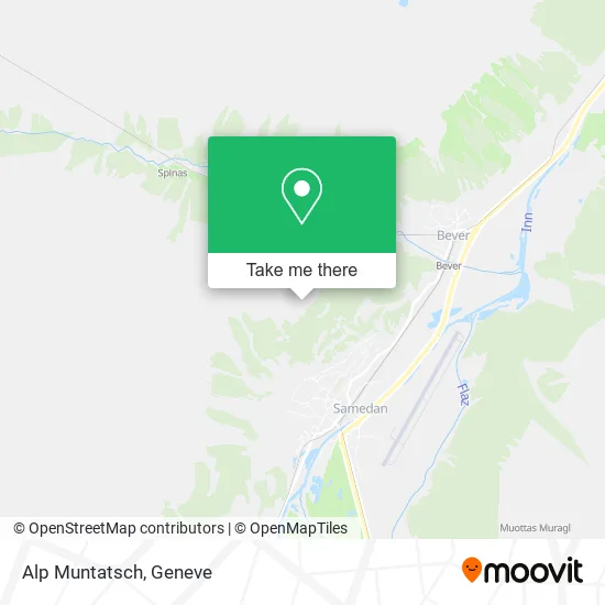 Alp Muntatsch map