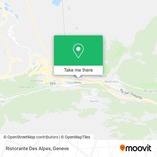 Ristorante Des Alpes map