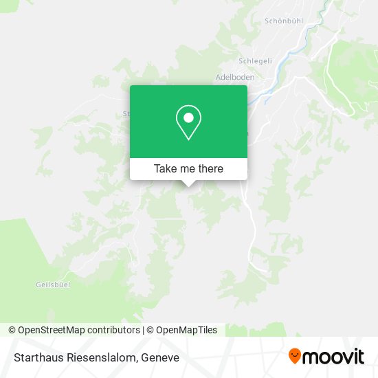 Starthaus Riesenslalom map