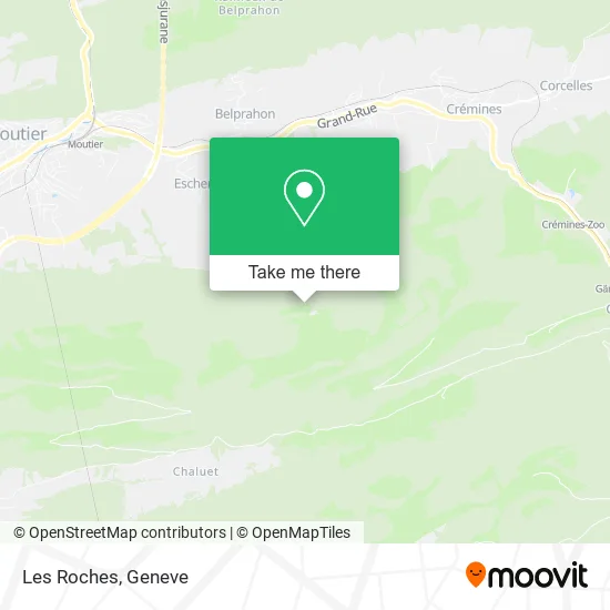 Les Roches map