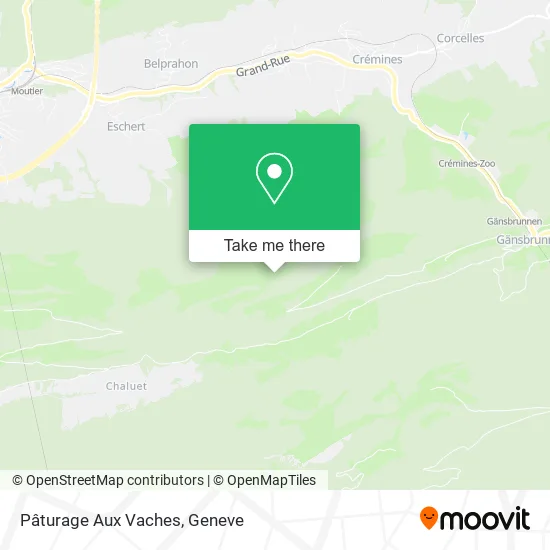 Pâturage Aux Vaches map