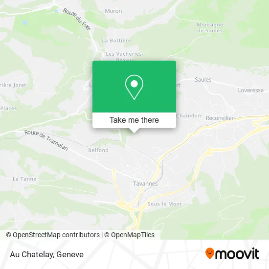 Au Chatelay map