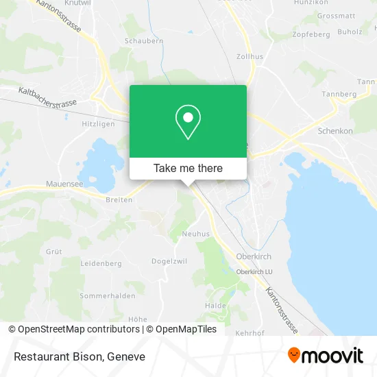 Restaurant Bison map