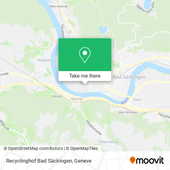 Recyclinghof Bad Säckingen map