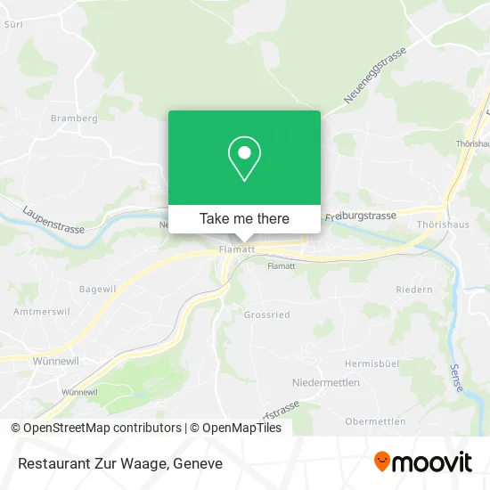 Restaurant Zur Waage map
