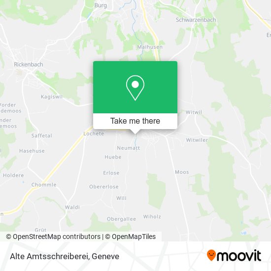 Alte Amtsschreiberei map