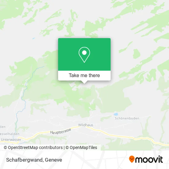 Schafbergwand map