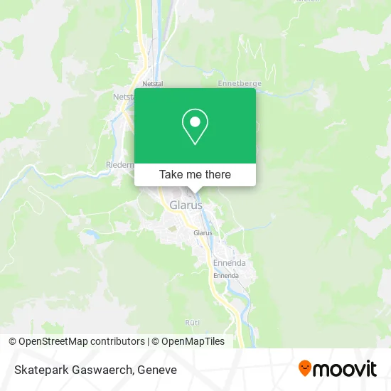 Skatepark Gaswaerch map