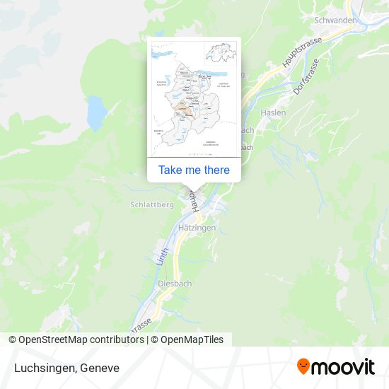 Luchsingen map