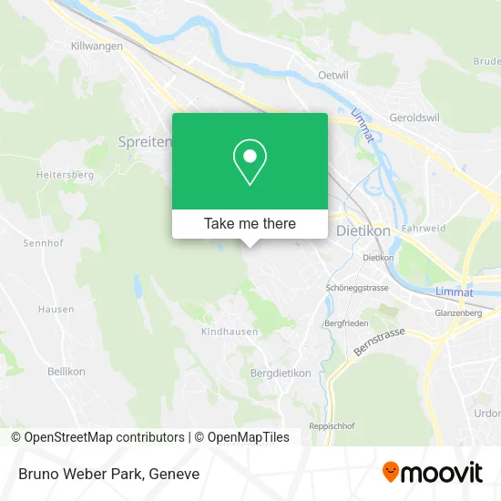 Bruno Weber Park map