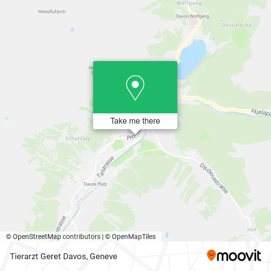 Tierarzt Geret Davos map