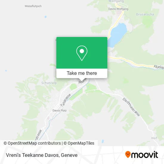 Vreni's Teekanne Davos map