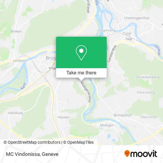 MC Vindonissa map