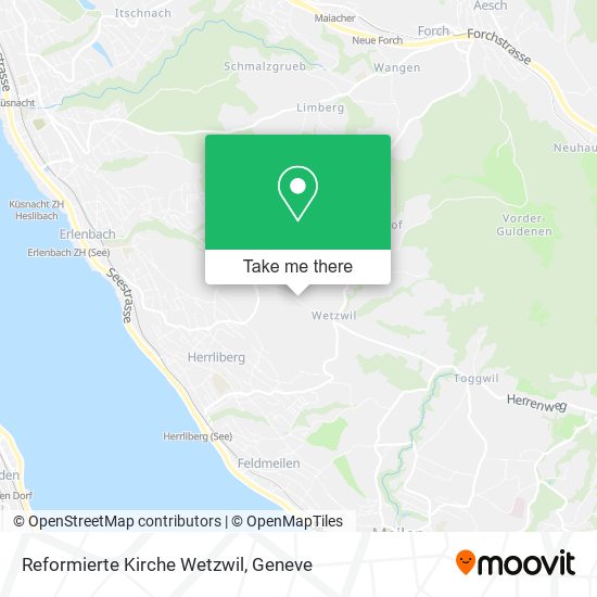 Reformierte Kirche Wetzwil map