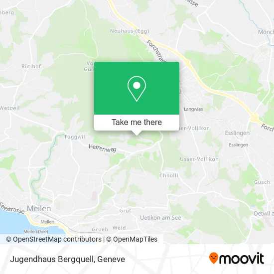 Jugendhaus Bergquell map