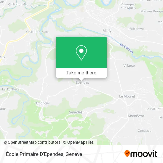 École Primaire D'Ependes map