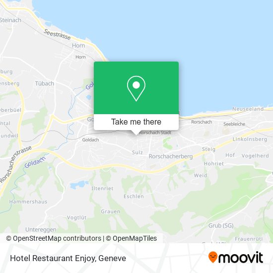 Hotel Restaurant Enjoy map