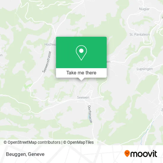 Beuggen map