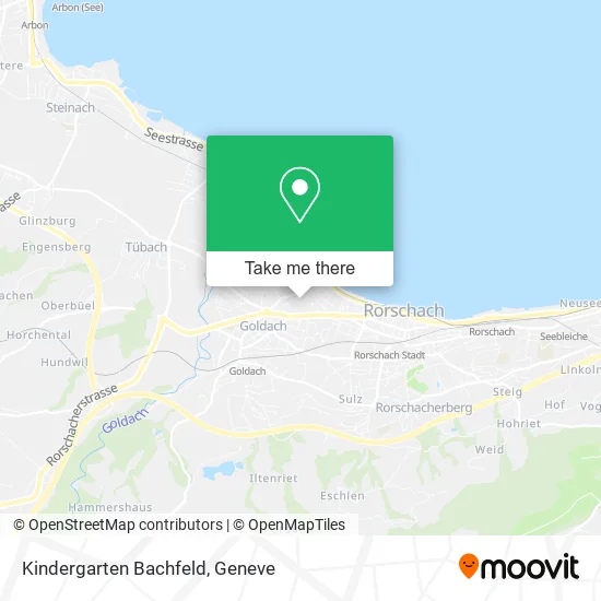 Kindergarten Bachfeld map